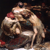 Samson-Darstellungen in der Bildenden Kunst: 1887, Joseph Solomon